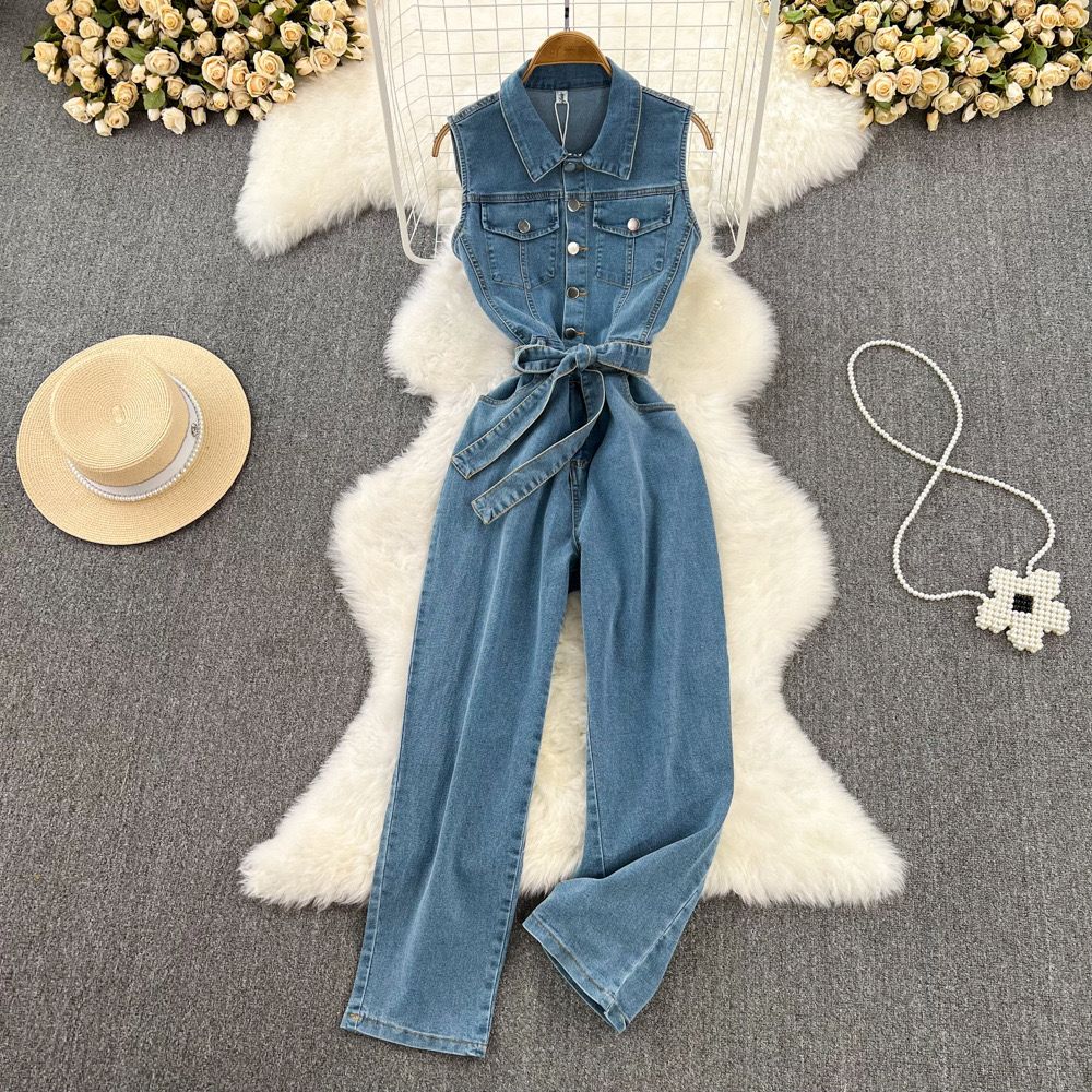 Denim Ease Jumpsuit