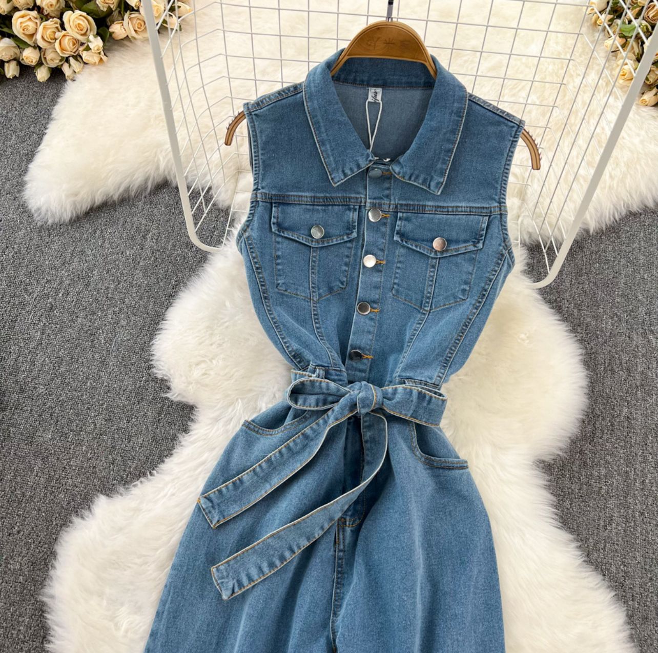 Denim Ease Jumpsuit