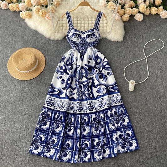 Santorini Dream Midi Dress