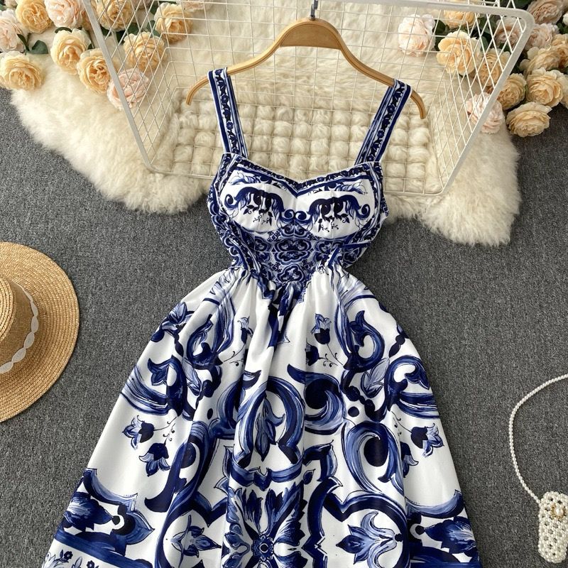 Santorini Dream Midi Dress