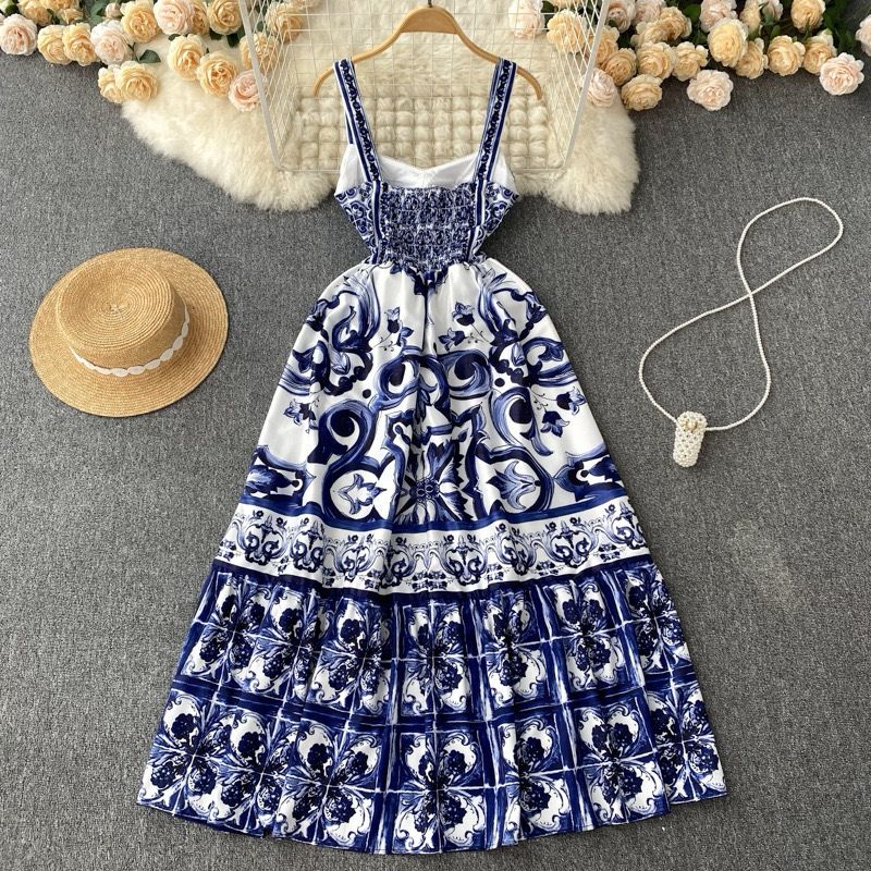 Santorini Dream Midi Dress